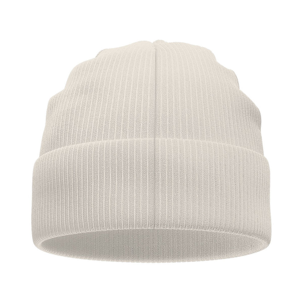 Thumbnail: Natural Neutral Knitted Hat