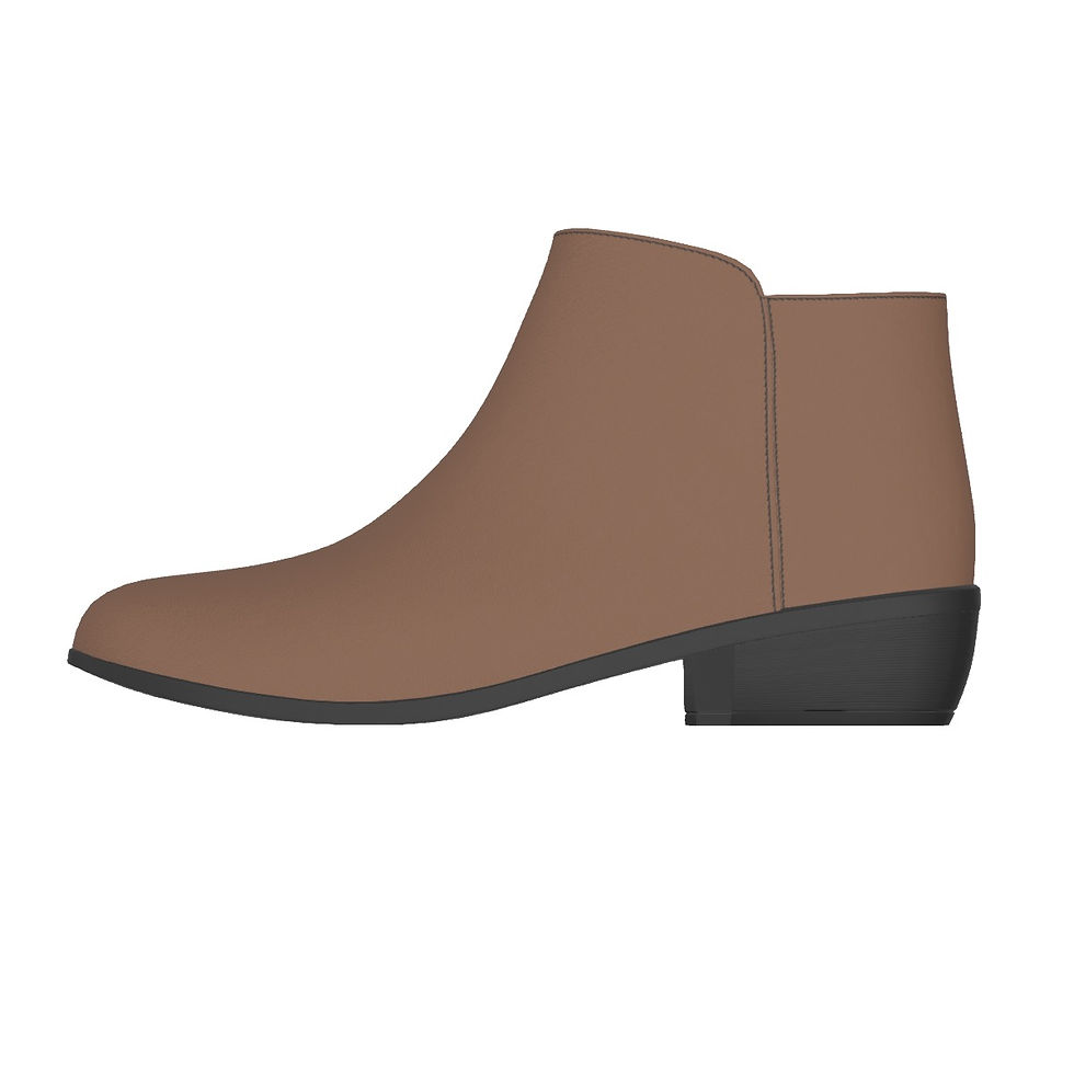 Thumbnail: Women's Fashion Boots Beige Brown