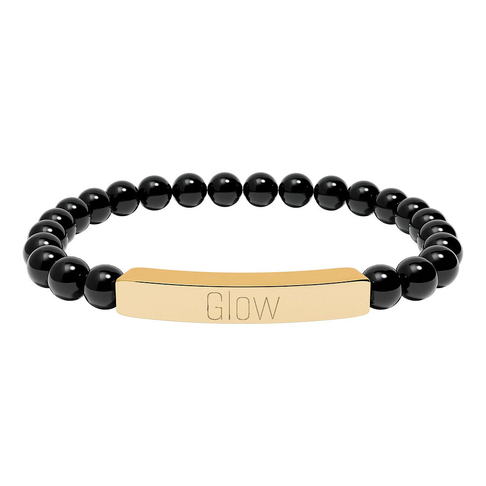 Thumbnail: Natural Stone Bar Bracelet: Glow