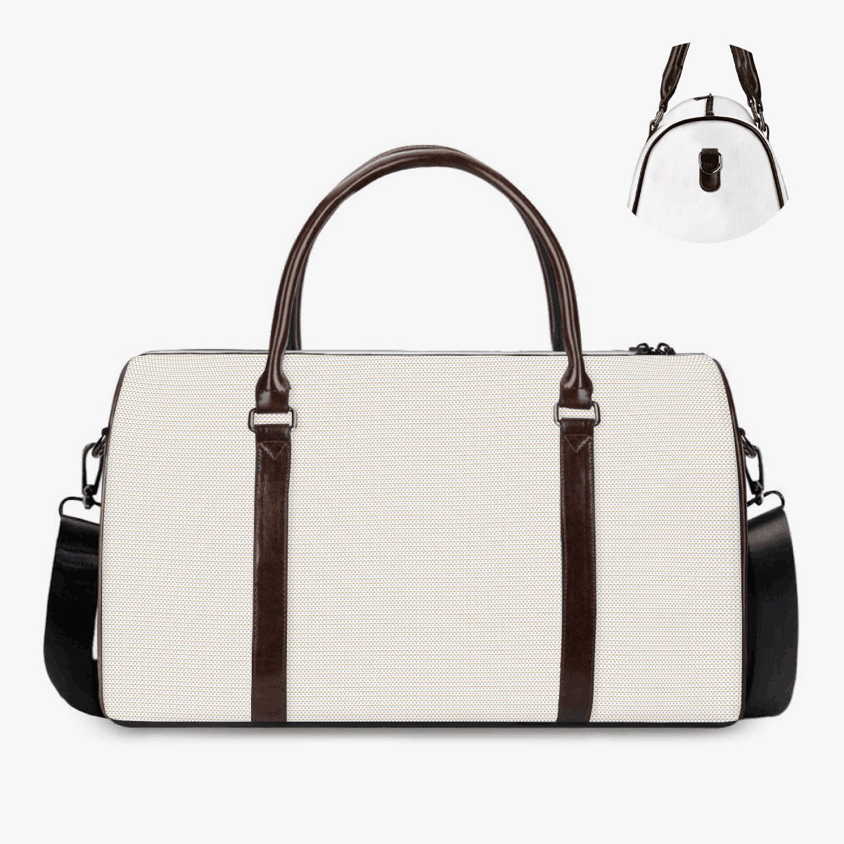 Duffle Bag Light Natural Pattern Print