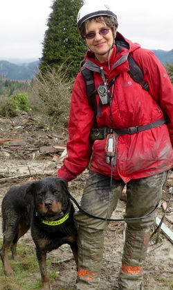 Sharon and K9 Seeker