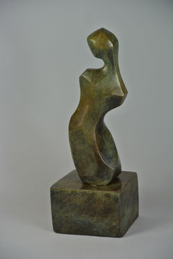WOMAN 10"X 3.5" bronze
