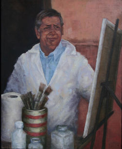 Venice Artist, 18"x22," $950