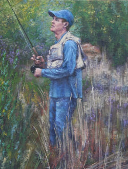Fly Fishing in Idaho, 13"x16," $800