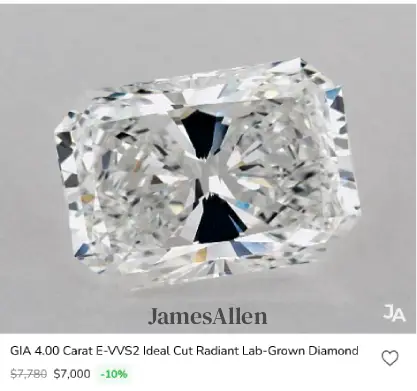 James Allen Lab Diamond Price