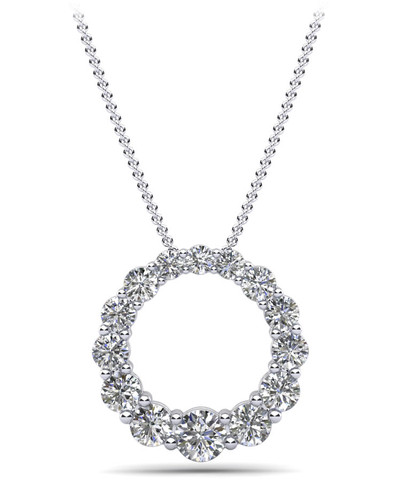 Cercle de Lueur Divine Diamond Pendant | Icestore