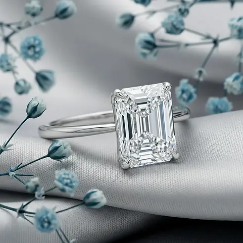 Emerald Lab-Grown Diamond Engagement Ring.webp