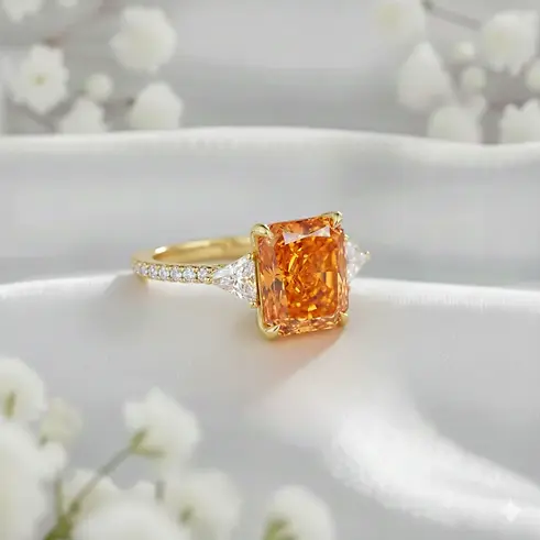 Orange Lab-Grown Diamond Ring-1.webp