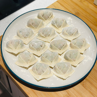 Homemade Chinese Chive & Pork Dumplings