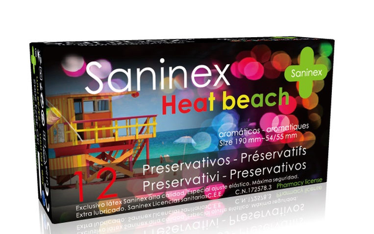 SANINEX CONDOMS HEAT BEACH 12 UDS