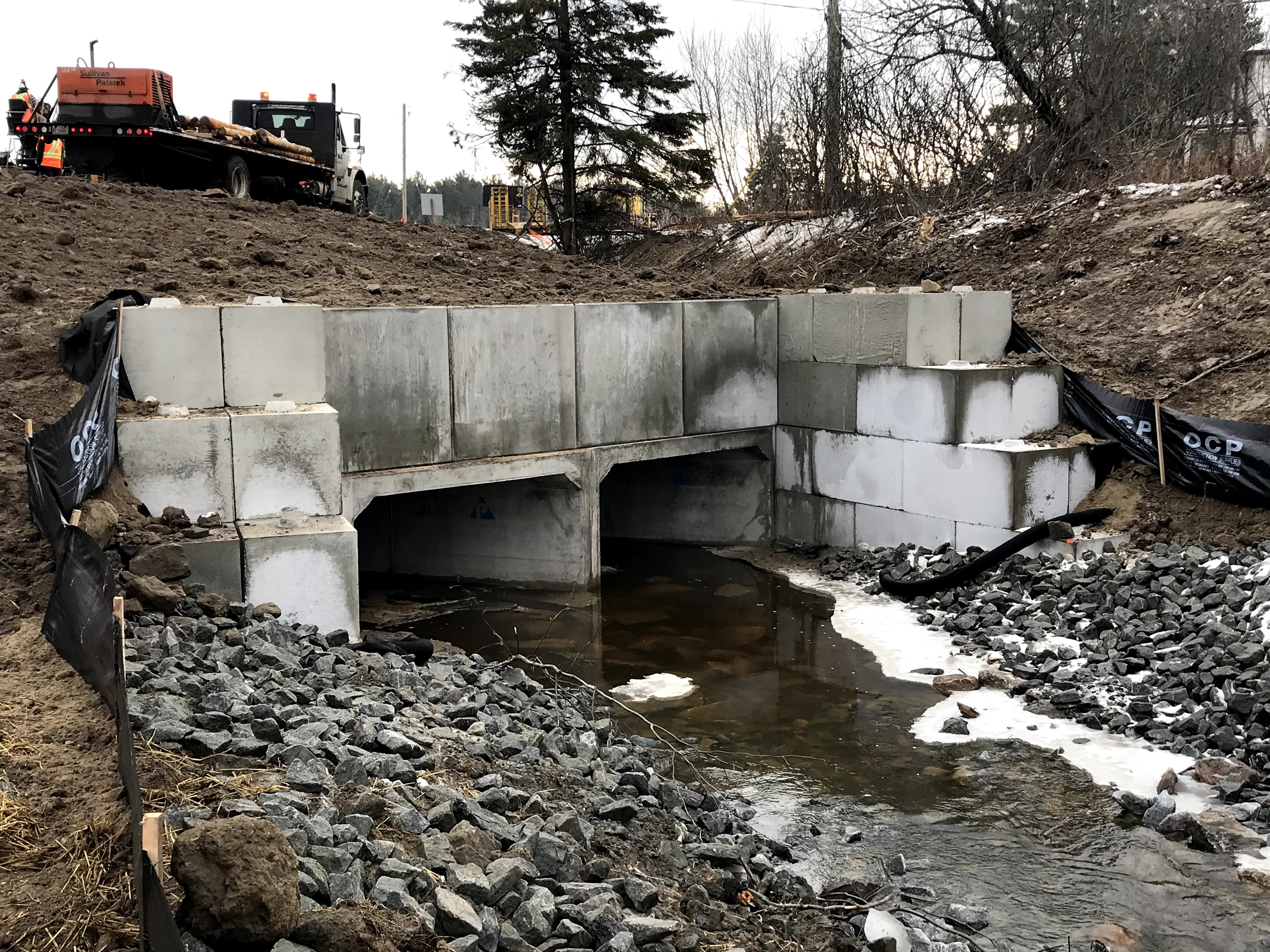 NBay Cooks Creek culvert Pinewood Dr.