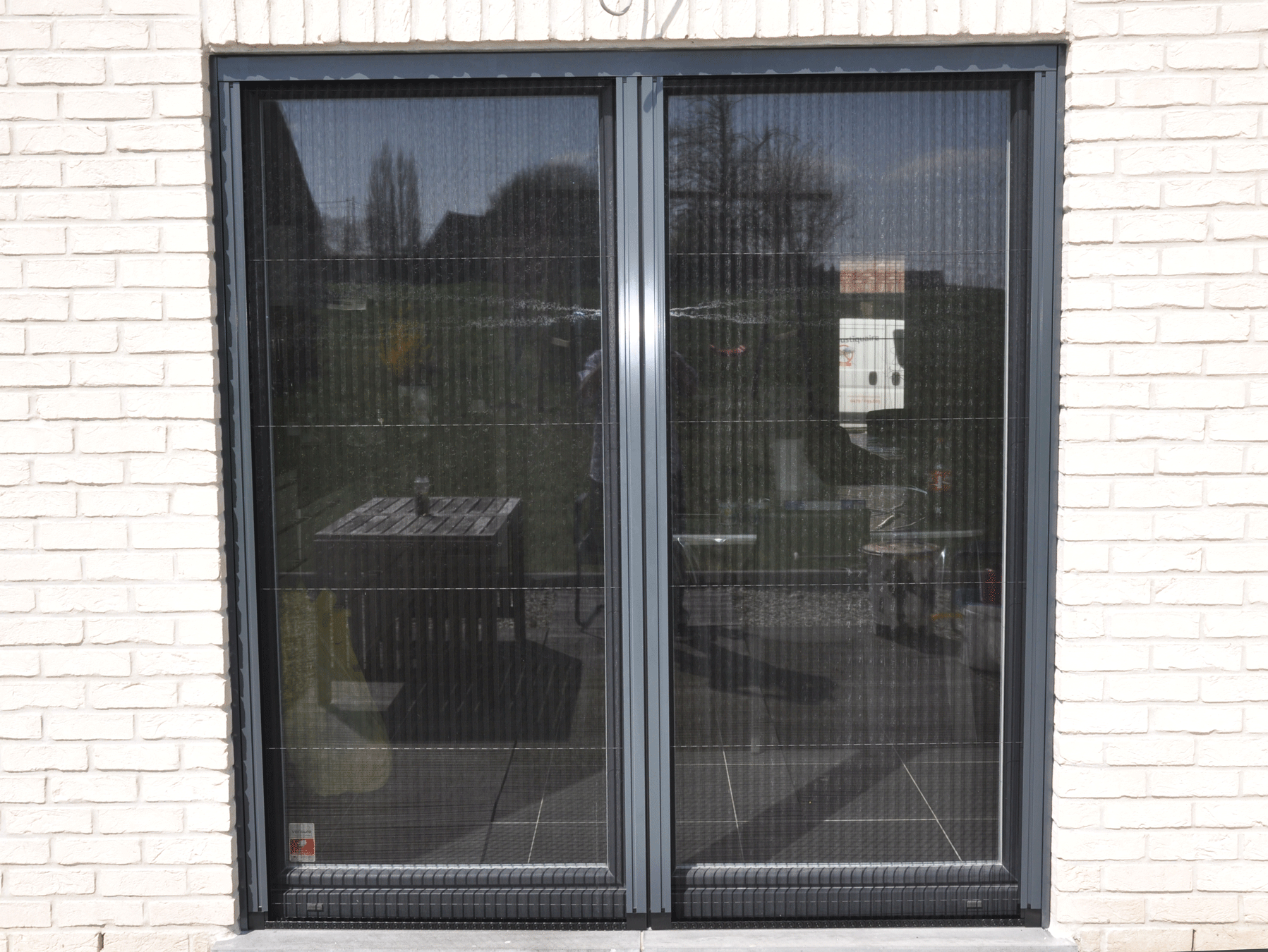 moustiquaire plissé