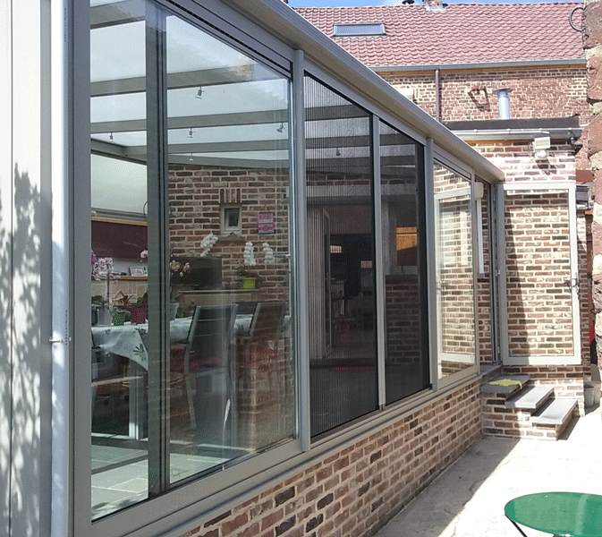 moustiquaire plissé