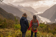 Overlooking Doubtful Sound from Wilmot Pass, Milford Sound and Doubtful Sound package