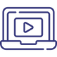 ícone aulas online