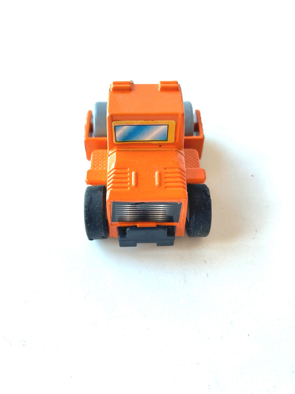 Miniature : Petite voiture engin de chantier véhicule miniature compacteur routier