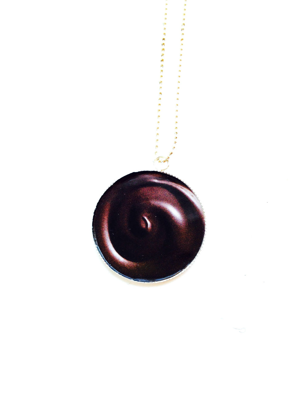 Thumbnail: Sautoir TOURBILLON CHOCOLAT brun chocolat