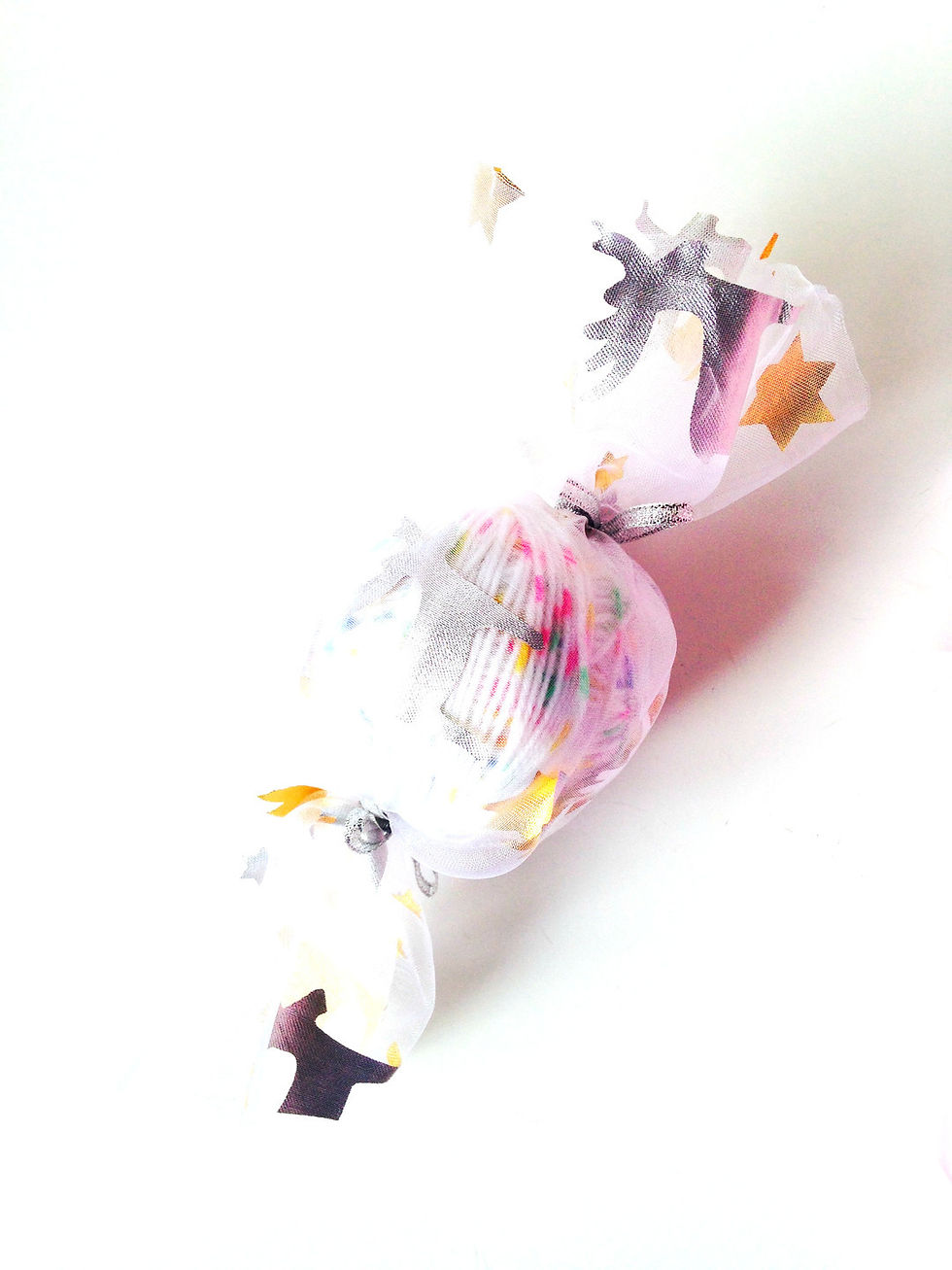 Miniature : bonbon de laine pelote de laine et tissu