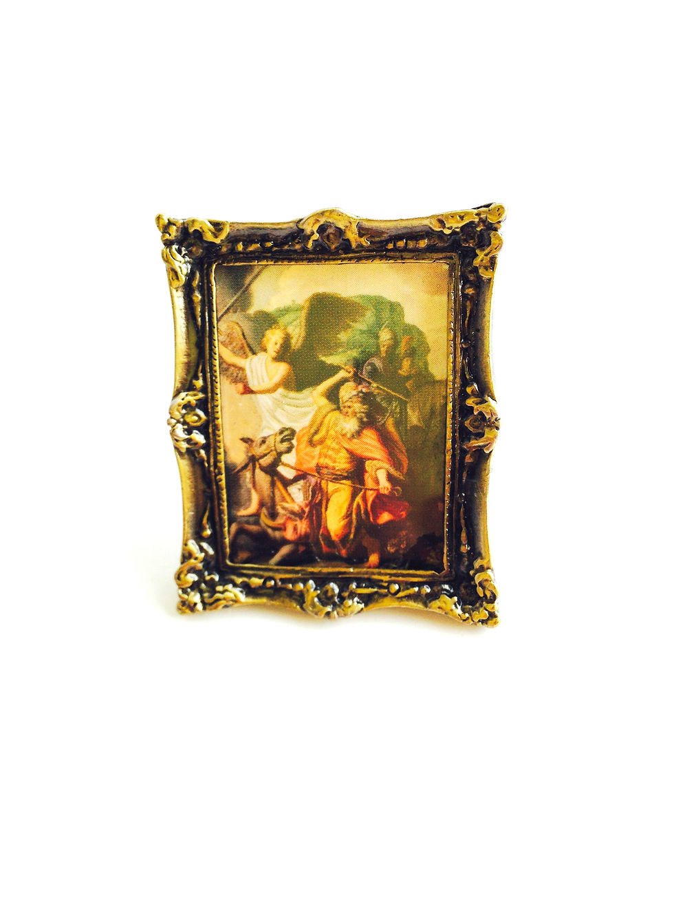 Thumbnail: Bague LE REMBRANDT, tableau miniature