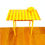 Miniature : Bureau d'écolier  J A U N E  &  B O I S Meuble relooké sur commande