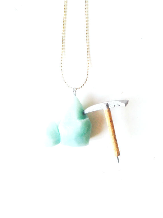 Sautoir LE GLACIER miniature avec piolet