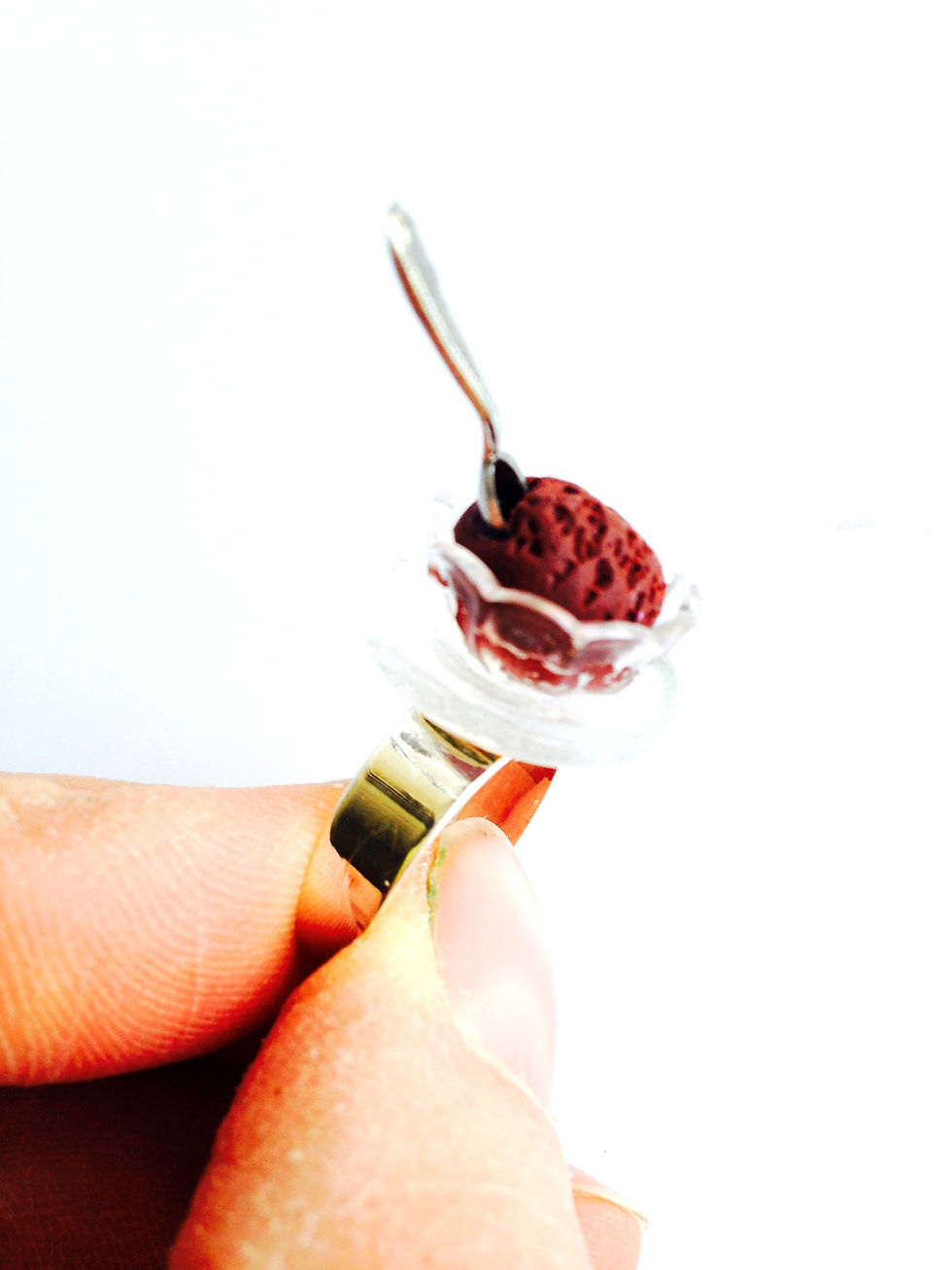 Thumbnail: Bague LA P'TITE MOUSSE AU CHOCOLAT miniature