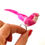 Miniature : bague oiseau à longue queue fuchsia