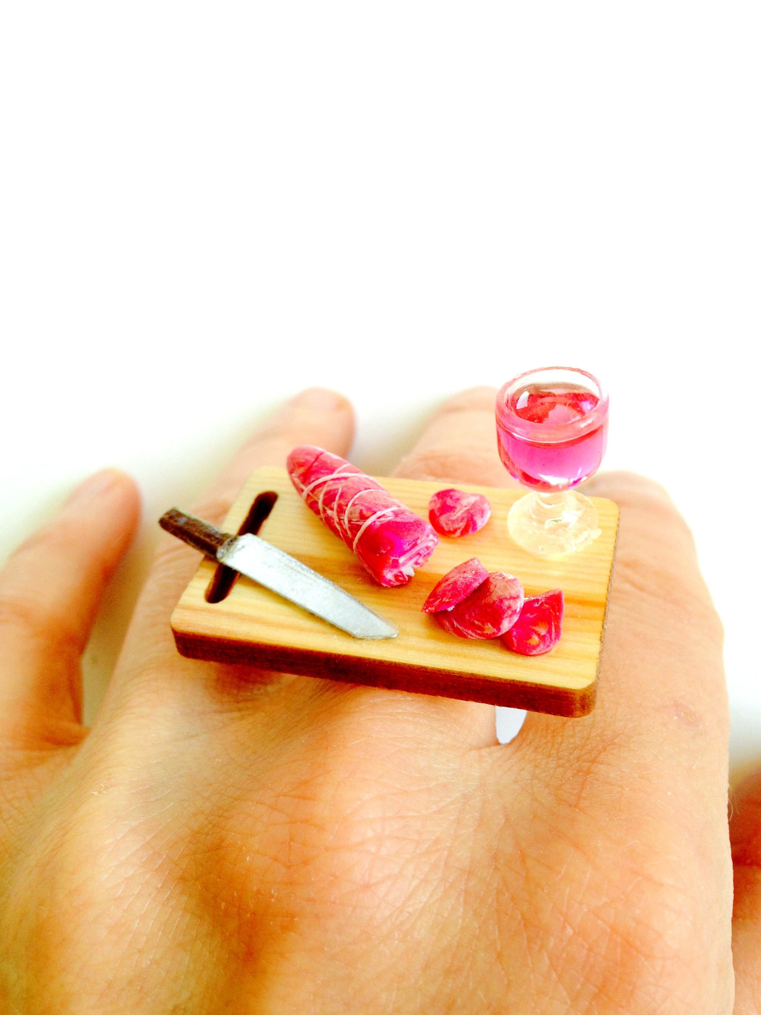 Bague ajustable Le p'tit APÉRO TRANQUILLE planche miniature