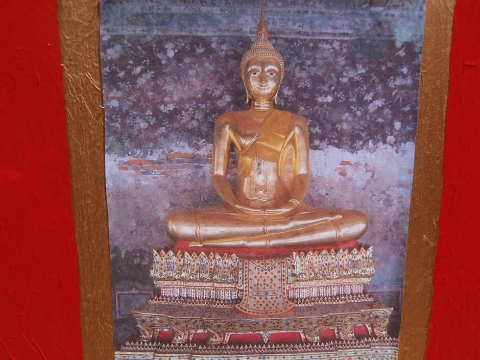 Miniature : Ma chaise AYUTTHAYA rouge et or