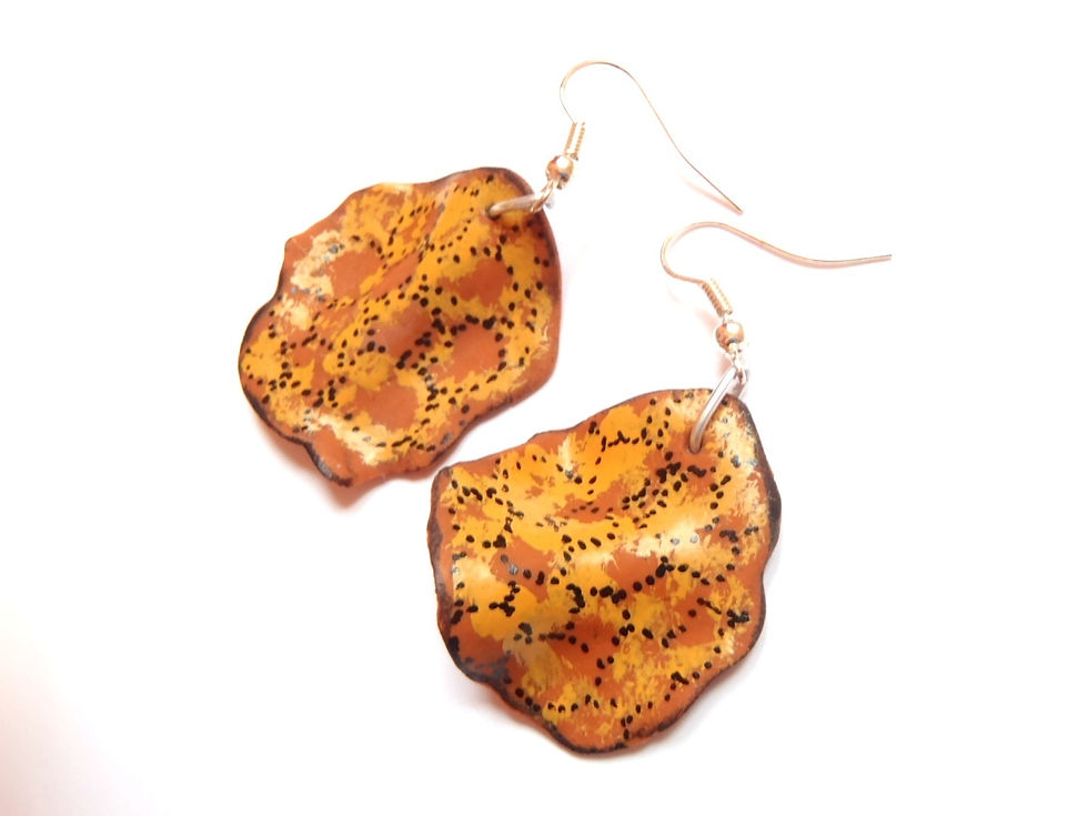 Thumbnail: Boucles d'oreilles LES CRÊPES miniatures