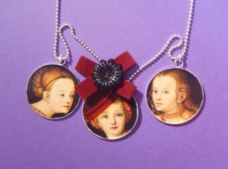 Collier Les Trois Grâces d'après Cranach