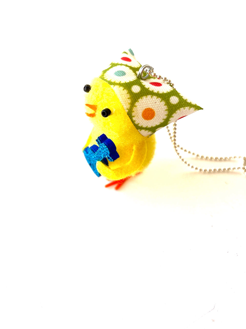 Thumbnail: collier avec pendentif oiseau jaune guitariste