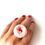 Thumbnail: Bague LE GROS DONUT sucré ou le beignet miniature au sucre glace