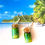 Miniature : Boucles d'oreilles LES P'TITS COCKTAILS "bonbon tropical", verts et jaune mini