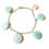 Thumbnail: Bracelet LES FLOCONS pastel rose bleu et argenté