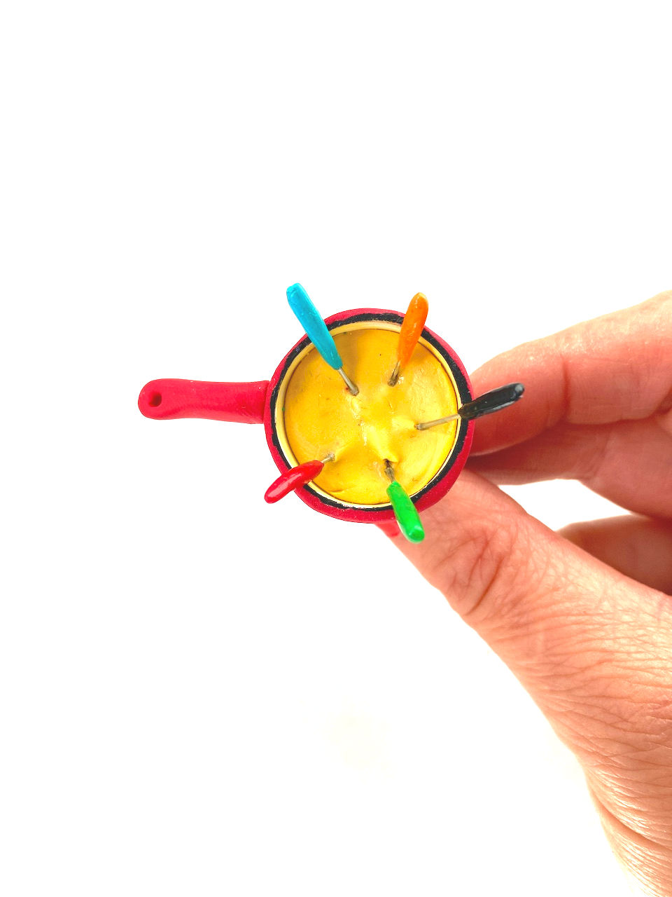 Thumbnail: Handmade Fondue pan ring made by © The Sausage Jewels
