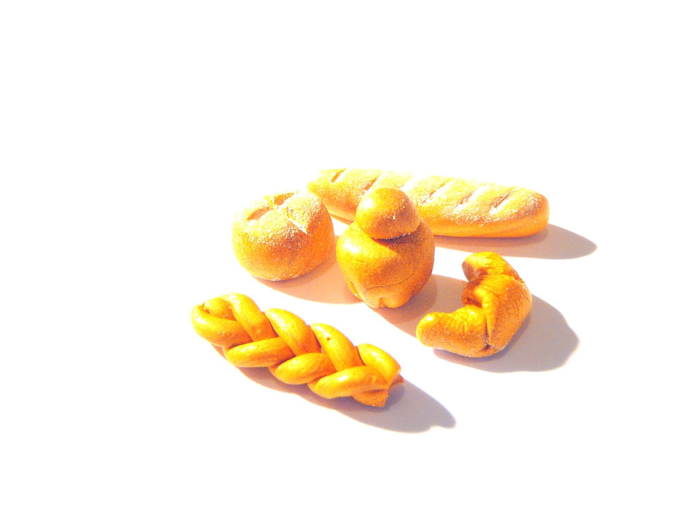 Miniature : Miniatures de maison de poupée boulangerie pains croissant brioche
