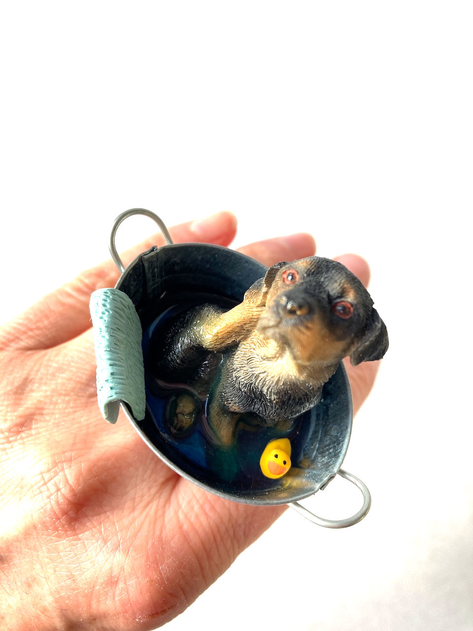 Thumbnail: Bague Le P'TIT BAIN du CHIEN Médor sera propre