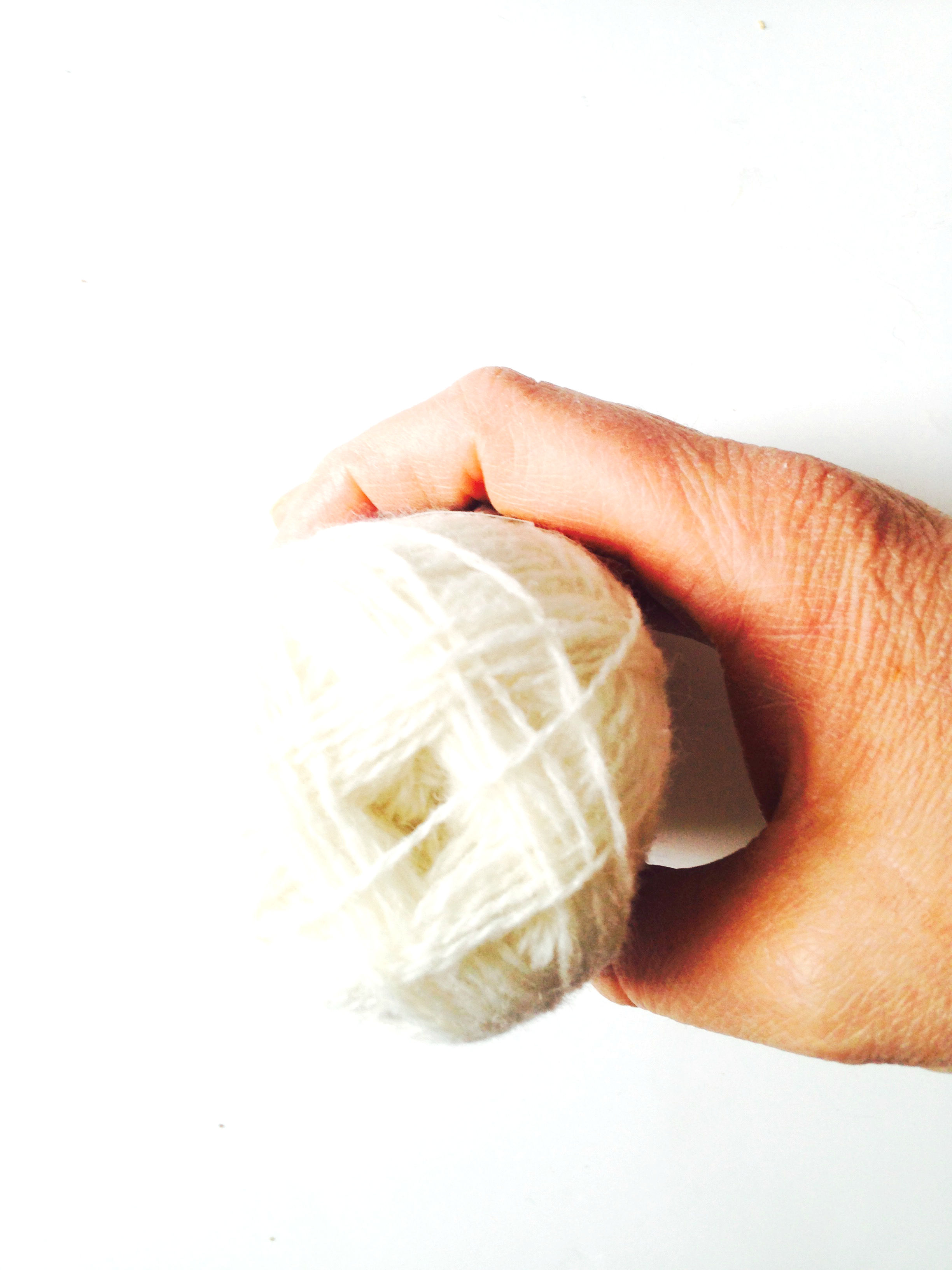 Pelote de laine 100% SHETLAND Ultra blanc naturel