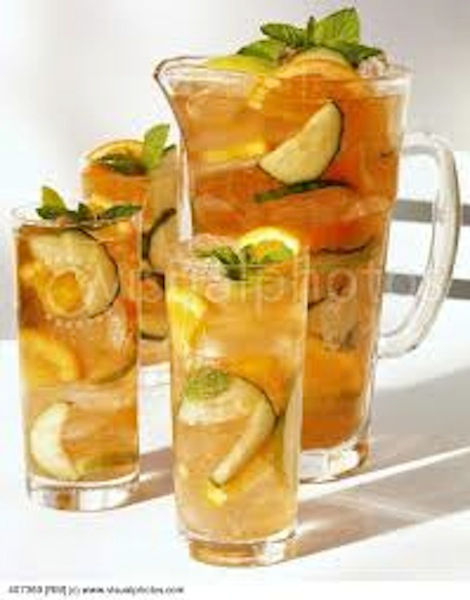 Thumbnail: Boucles d'oreilles LE PUNCH ANANAS mini verres cocktails ananas