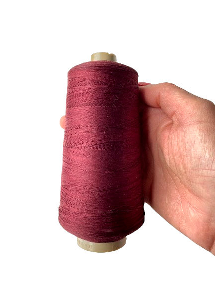 Miniature : Cône de fil DMC qualité professionnelle polyester Bordeaux