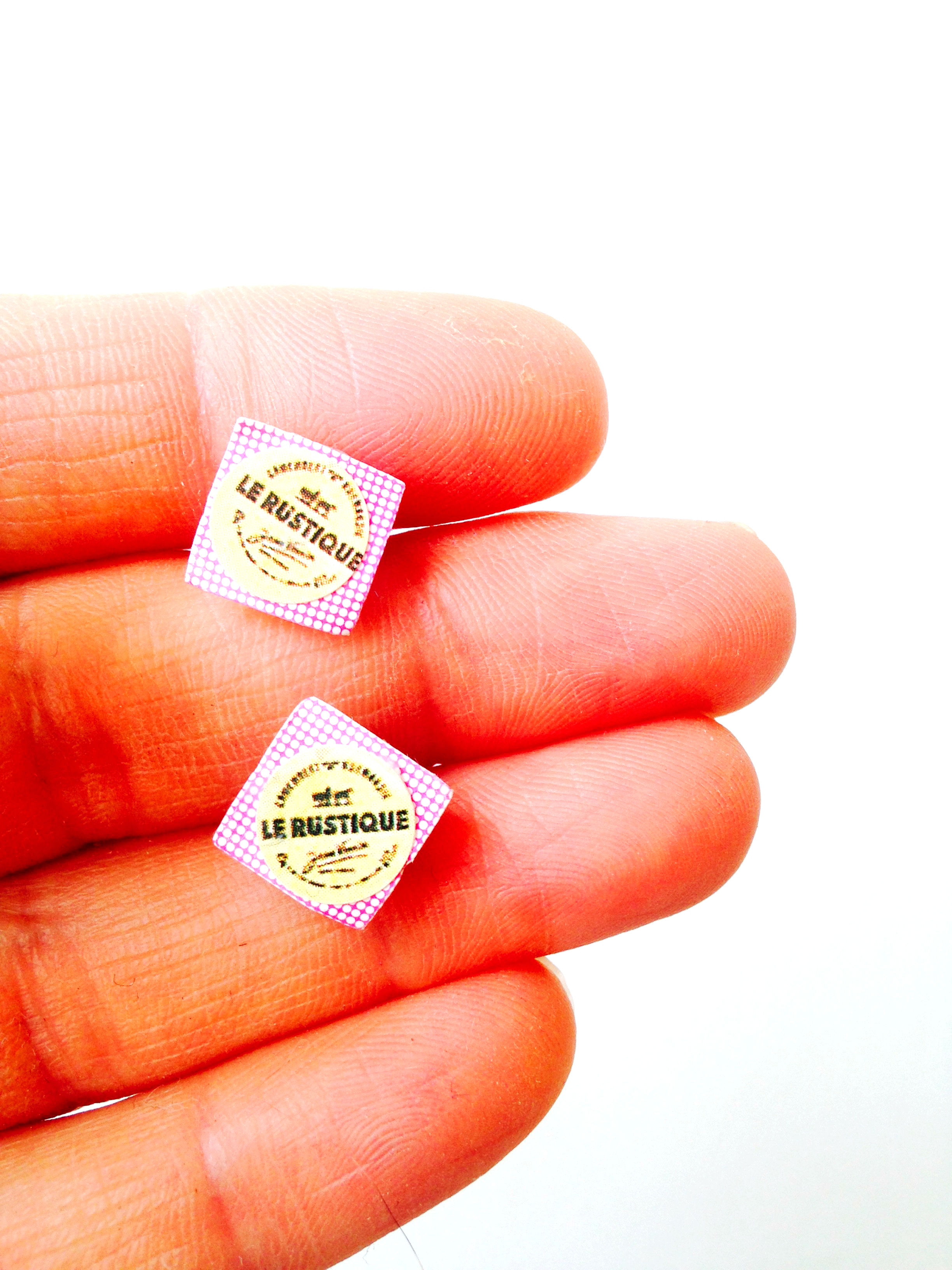 Puces d'oreilles CAMEMBERT miniatures