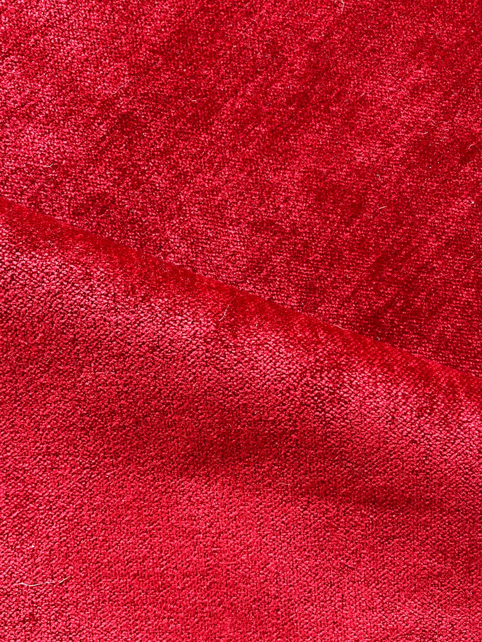 Miniature : coupon de velours grenat