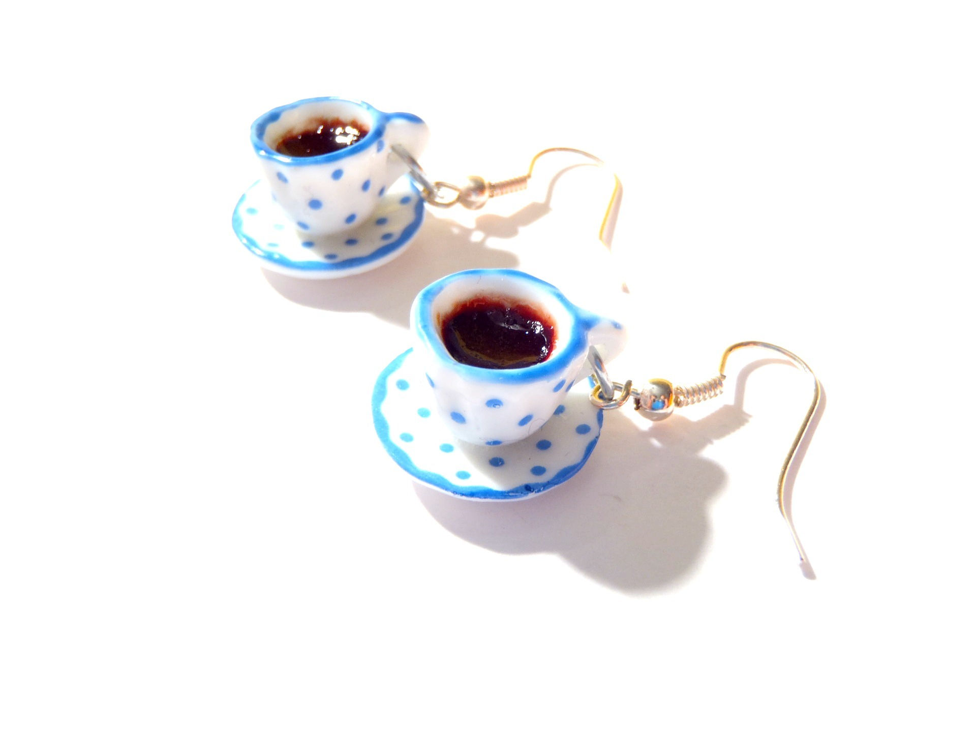 Boucles d'oreilles PAUSE ! tasses de café miniature