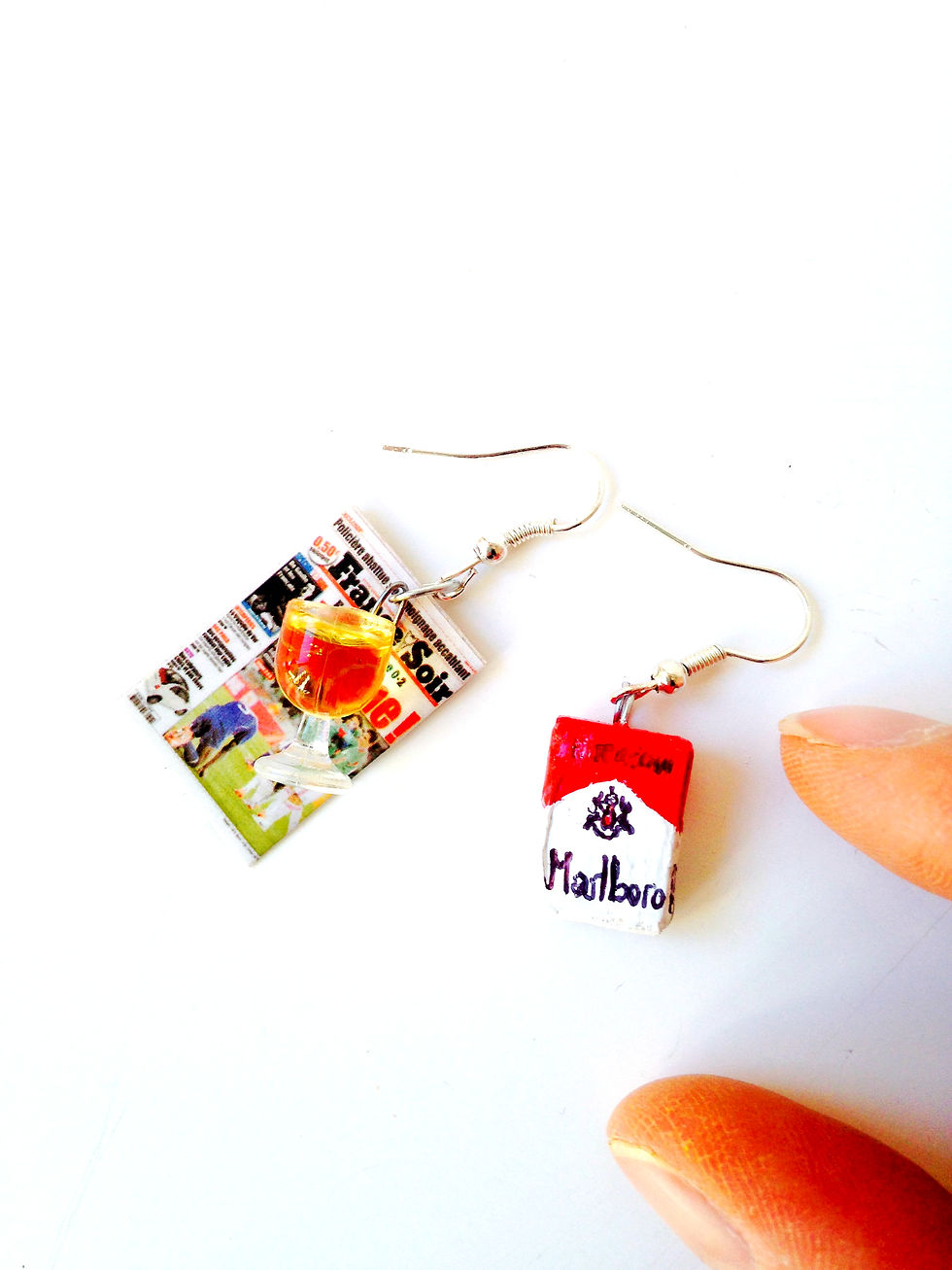 Thumbnail: Boucles d'oreilles LE BAR PMU