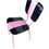 Miniature : Chaise DINER'S rose, Milkshake à la Fraise, simili cuir peint, pieds peints