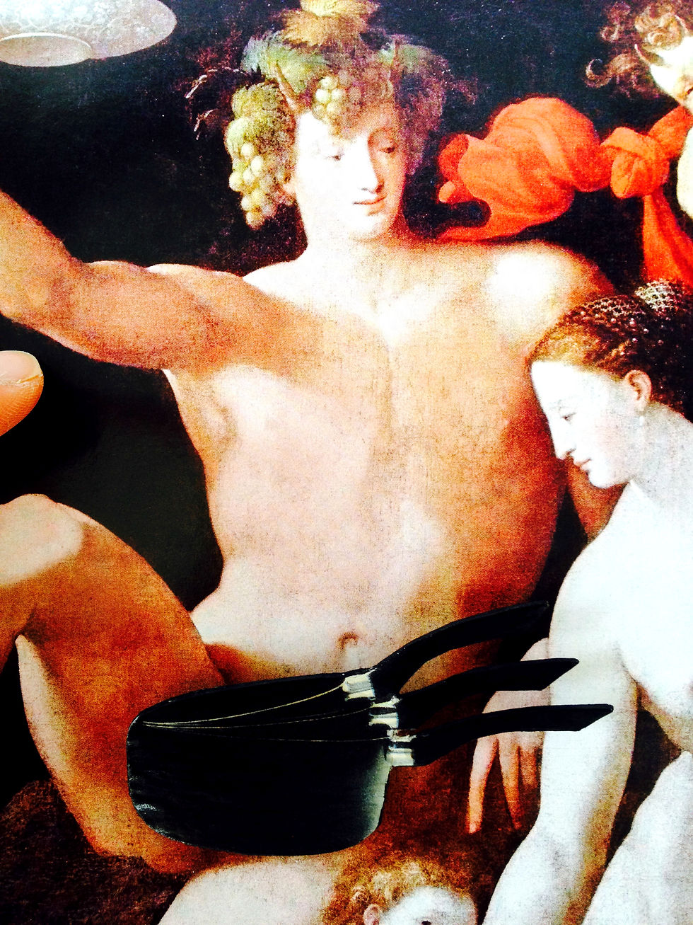 Thumbnail: peinture renaissance avec la broche casseroles en carton