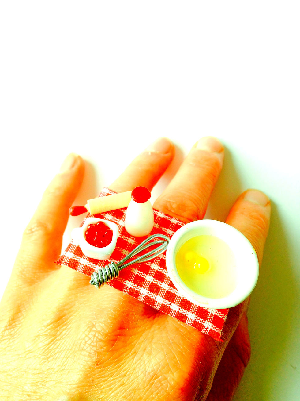 Thumbnail: Bague JE FAIS UN GÂTEAU scène miniature
