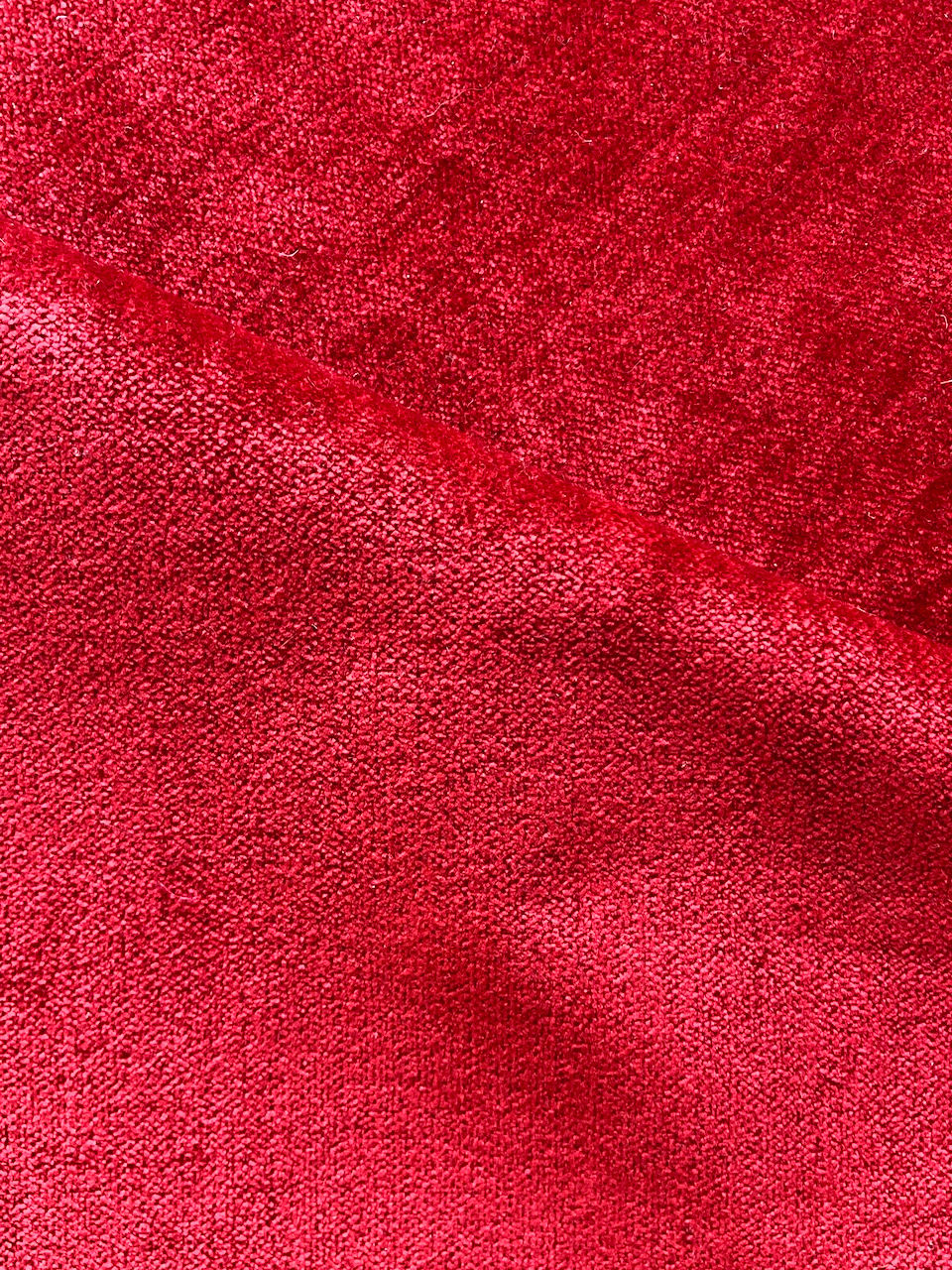 Miniature : couture tissu rouge