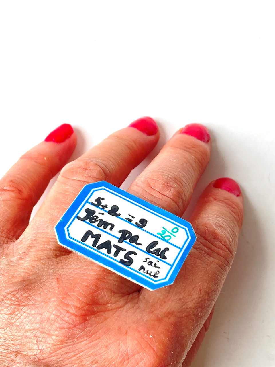 bague école rentrée cadeau maîtresse par The Sausage Jewels